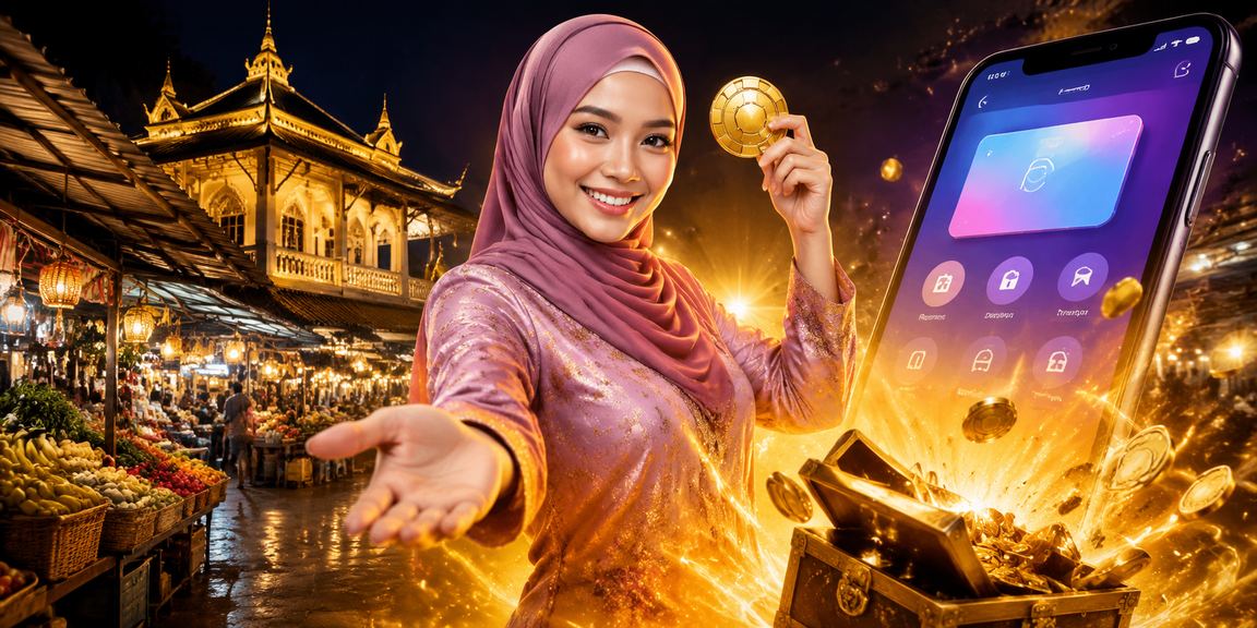 Pengguna baharu mendaftar akaun kasino dan menerima bonus di Kota Bharu.