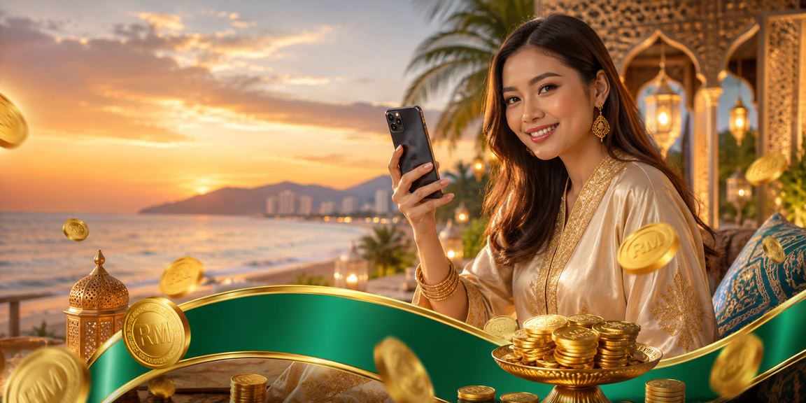 Pengguna di Pulau Pinang menikmati cashback dan bonus Hari Raya di platform 590 melalui mudah alih.